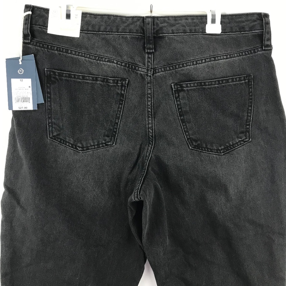 Universal Thread Straight Hi Rise Ankle Jeans Gray - Picture 3 of 9
